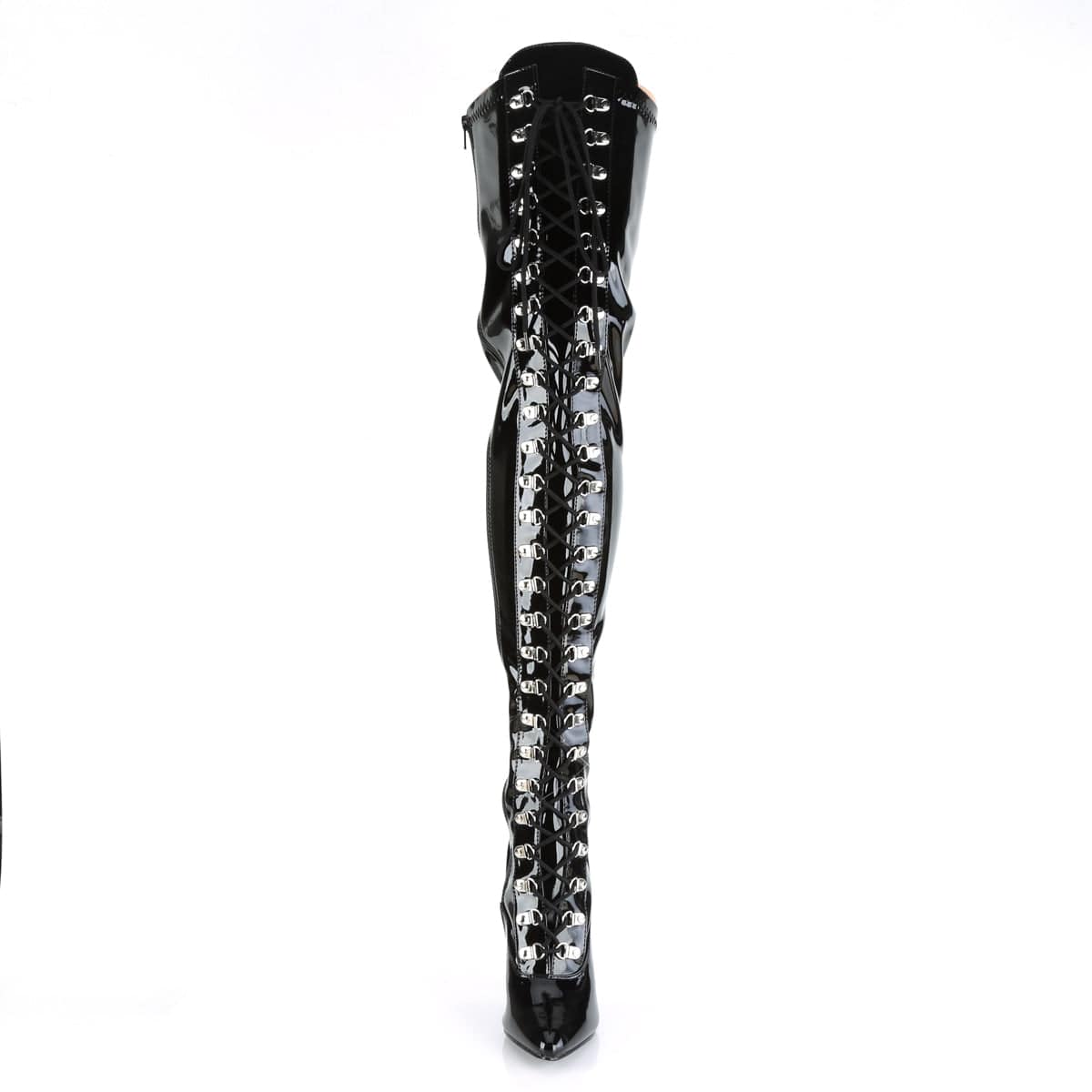 Pvc hot sale thigh boots