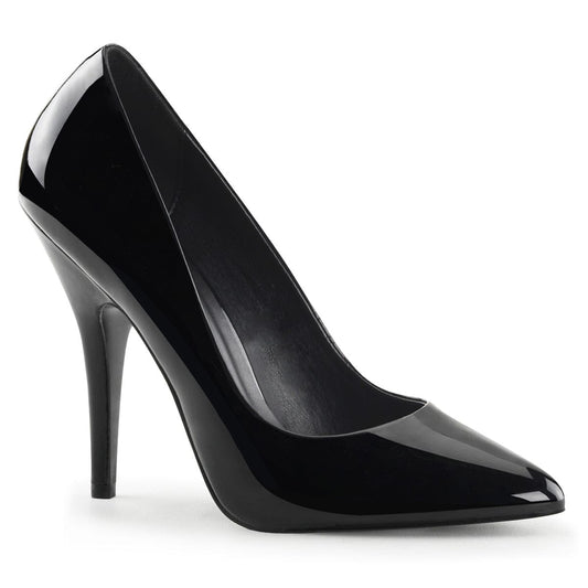 SEDUCE-420 Black Patent Pump Pleaser US Size (Women's): 5