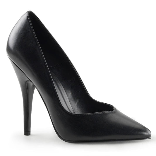 SEDUCE-420V Black Faux Leather Pump Pleaser US Size (Women's): 5