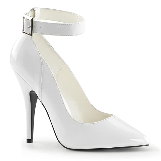 SEDUCE-431 White Patent Pump Pleaser US Size (Women's): 5