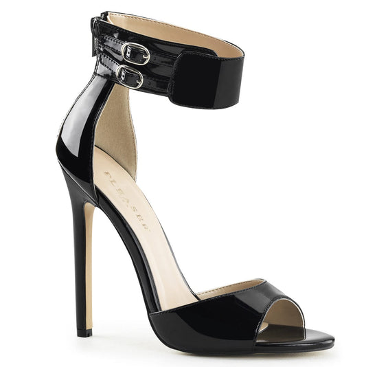 SEXY-19 Black Patent Sandal Pleaser US Size (Women's): 5