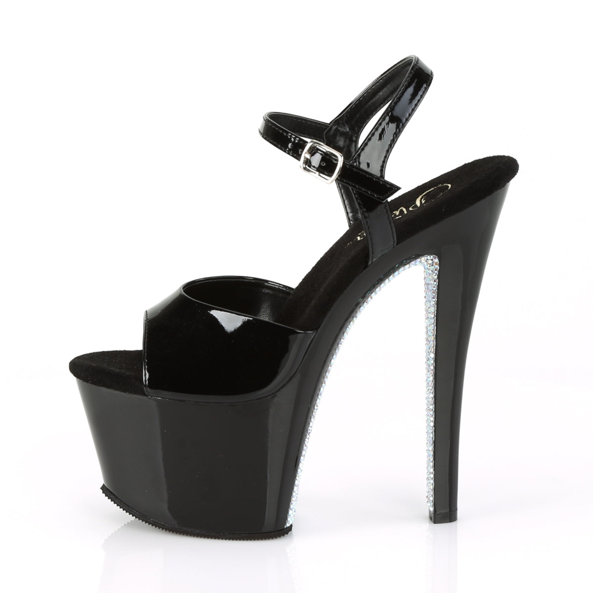 Women Ankle Strap Sandals Patent Leather Platform Stiletto High Heel Dress  Shoes | eBay