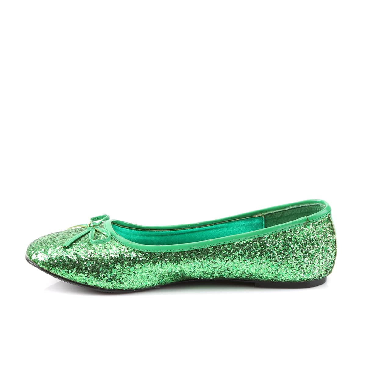 Green hot sale ballerina flats