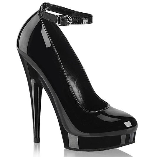 SULTRY-686 Black Patent/Black PREORDER Fabulicious US Size (Women's): 5