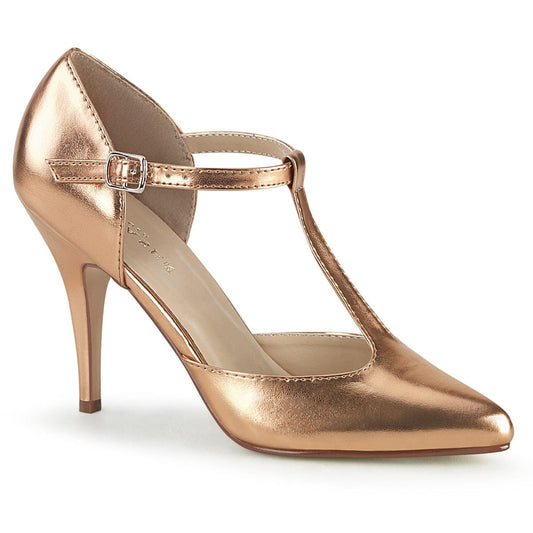 VANITY-415 Rose Gold Metallic Pu Pump Pleaser US Size (Women's): 5