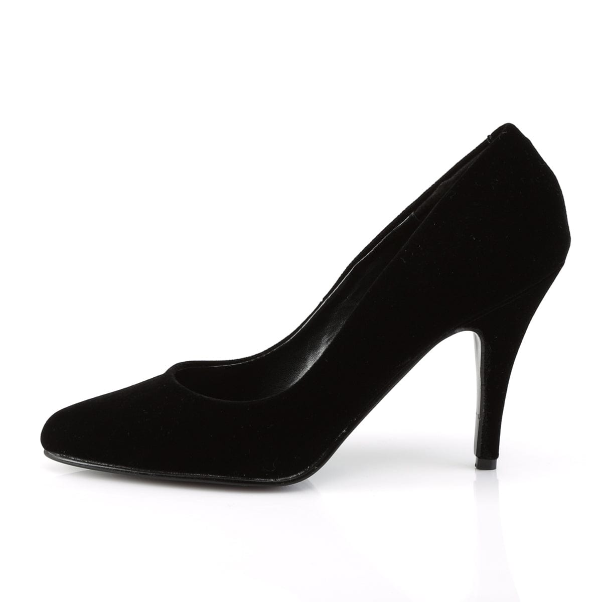 VANITY-420 Black Velvet Pump Pleaser US Size (Women's): 5