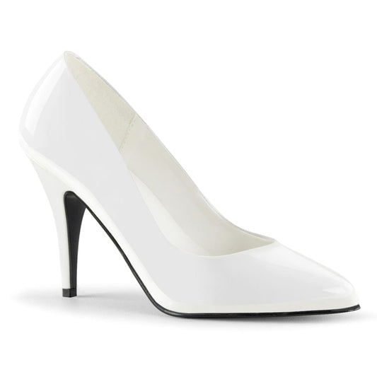 VANITY-420 White Patent Pump Pleaser US Size (Women's): 5