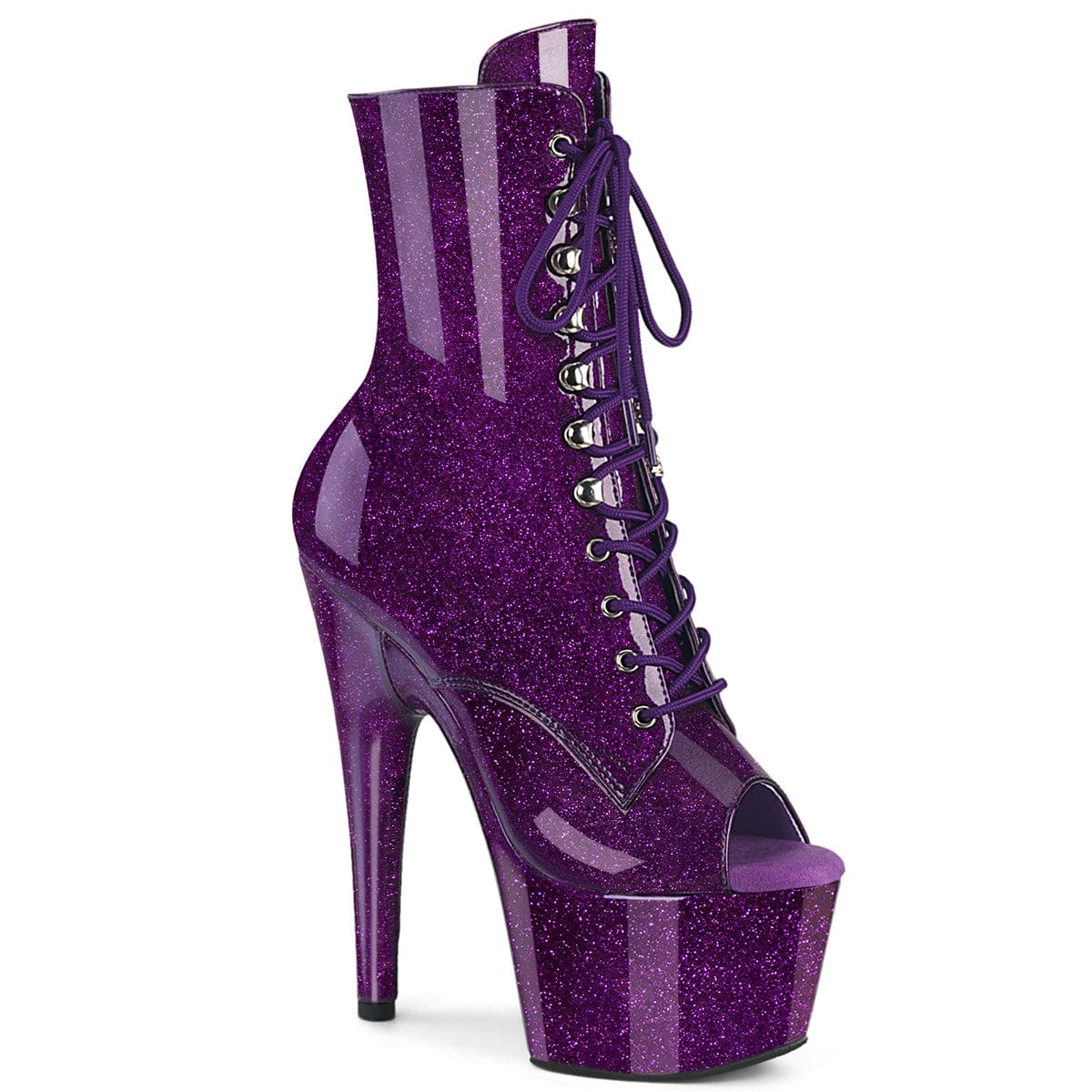 ADORE-1021GP Purple Glitter Patent/M Pleaser US Size (Women's): 5