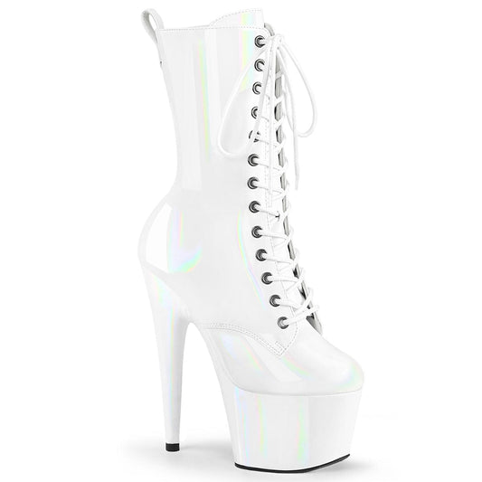 ADORE-1040WR-HG White Hologram Patent/M Pleaser US Size (Women's): 5