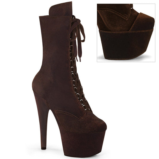 ADORE-1045VEL Brown Velvet/M Pleaser US Size (Women's): 5