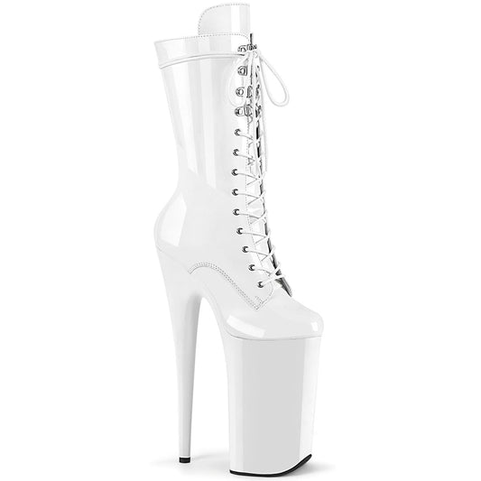 BEYOND-1050 White Patent/White Pleaser US Size (Women's): 5