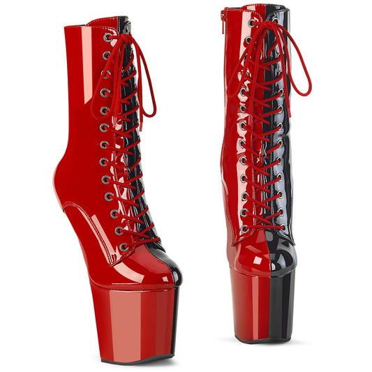 CRAZE-1040TT Red-Black Patent/Red-Black Pleaser US Size (Women's): 6