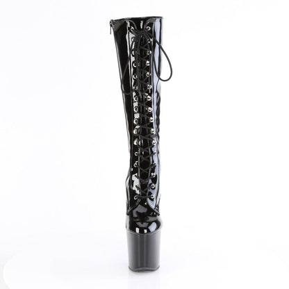 CRAZE-2023 Black Stretch Patent/Black Pleaser US Size (Women's): 6