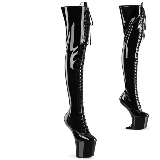 CRAZE-3023 Black Patent/Black Pleaser US Size (Women's): 6