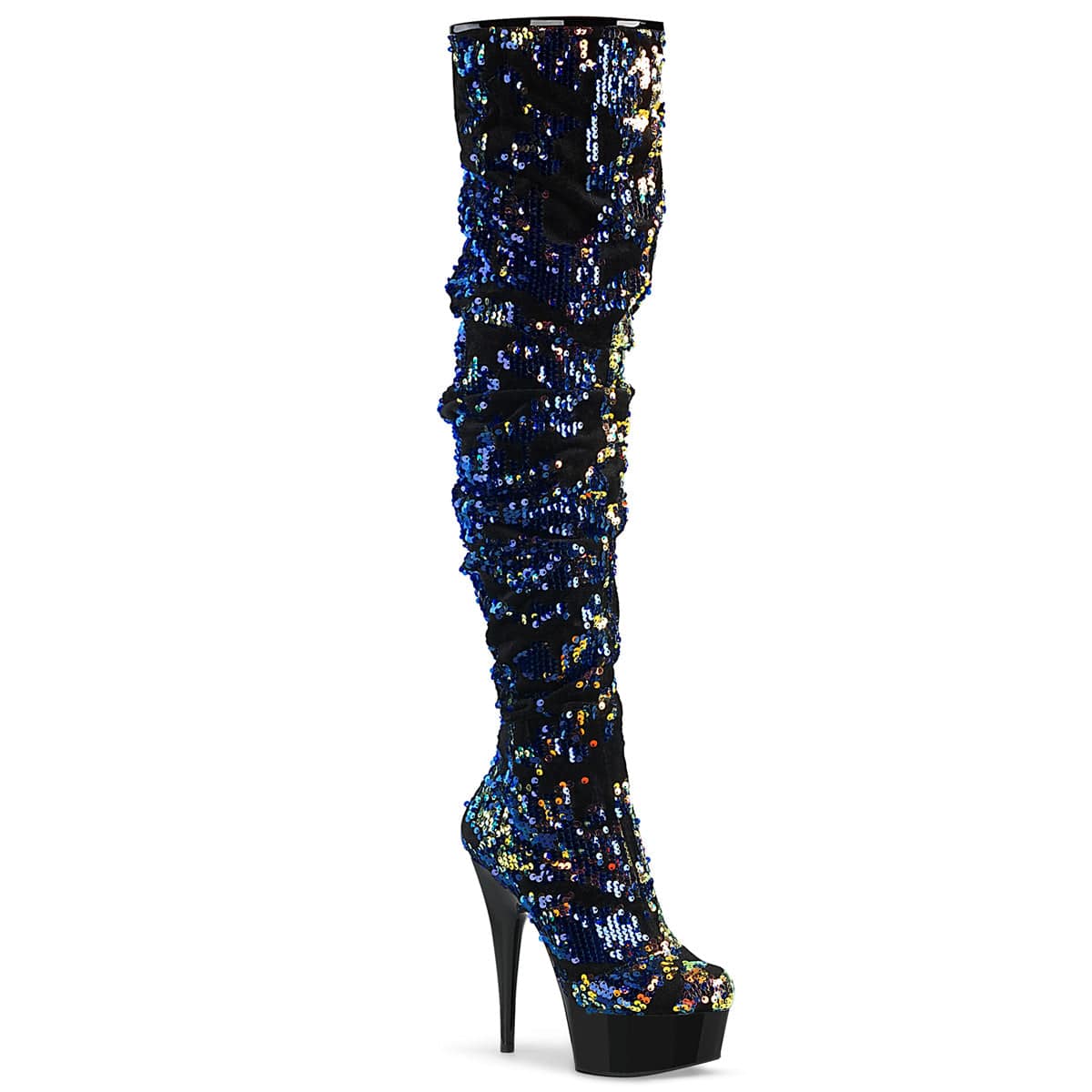 Pleaser shop sequin boots