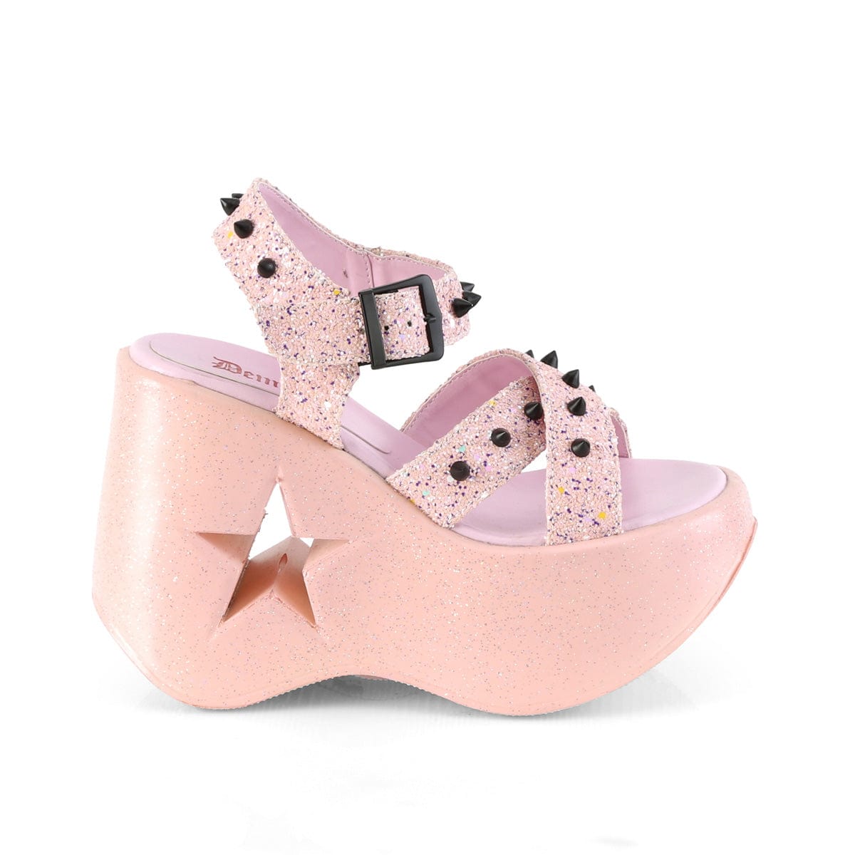 DYNAMITE-02 Baby Pink Glitter Demonia US Size (Women's): 6