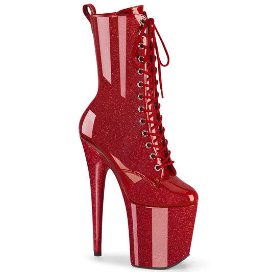 FLAMINGO-1040GP Ruby Red Glitter Patent/M Pleaser US Size (Women's): 5