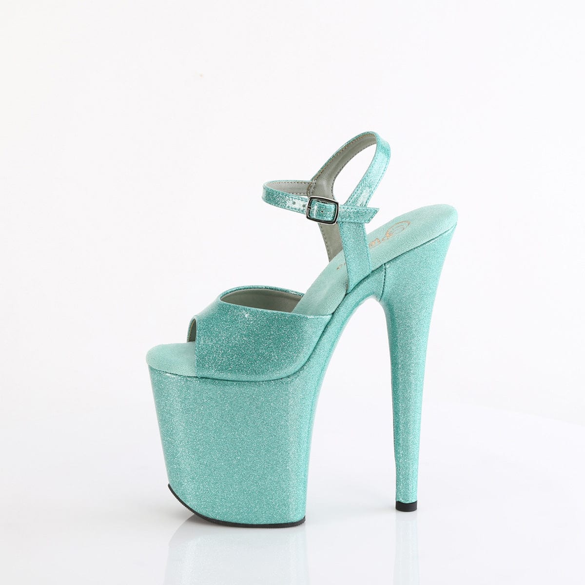 FLAMINGO-809GP Aqua Glitter Patent/M Pleaser US Size (Women's): 5