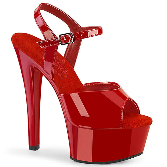 GLEAM-609 Red Patent/Red Pleaser US Size (Women's): 5