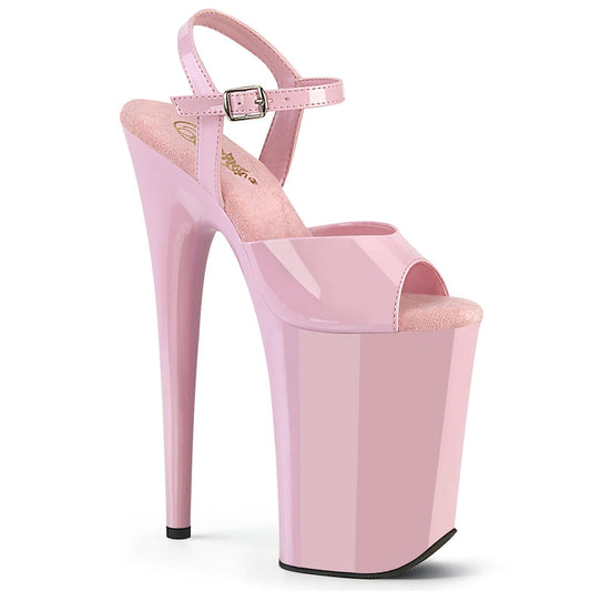 INFINITY-909 Baby Pink Patent/Baby Pink Pleaser US Size (Women's): 5