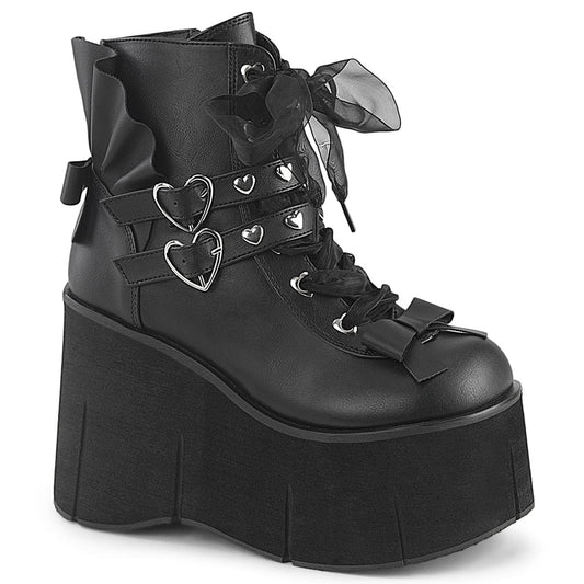 KERA-55 Black Vegan Leather Demonia US Size (Women's): 5