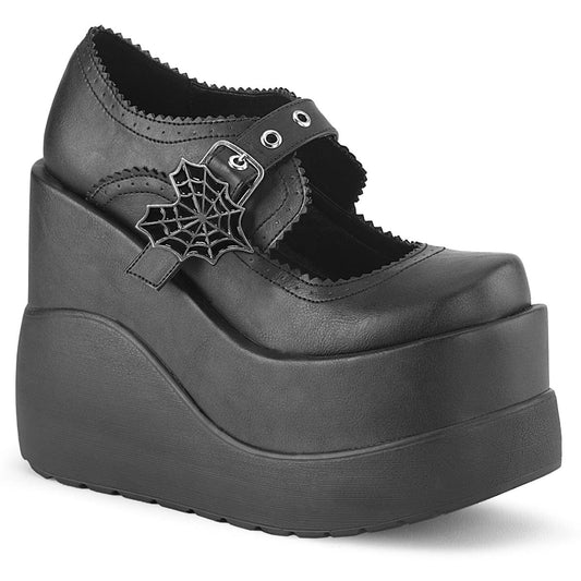 VOID-38 Black Vegan Leather Demonia US Size (Women's): 6